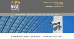 Desktop Screenshot of multi-security.co.uk
