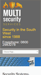 Mobile Screenshot of multi-security.co.uk